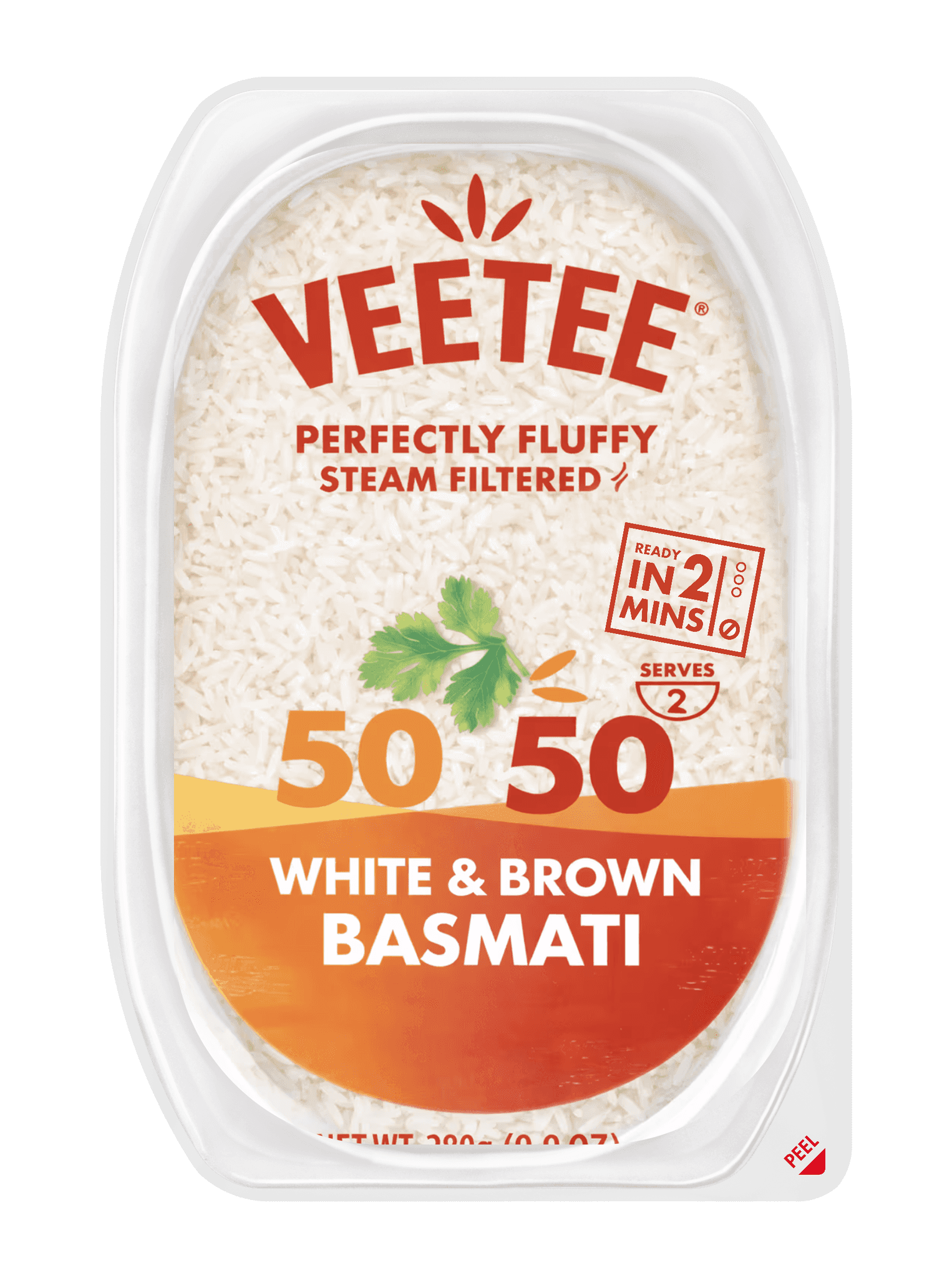 50/50 Basmati & Wholegrain Rice Tray | Veetee Rice Products | Veetee Group