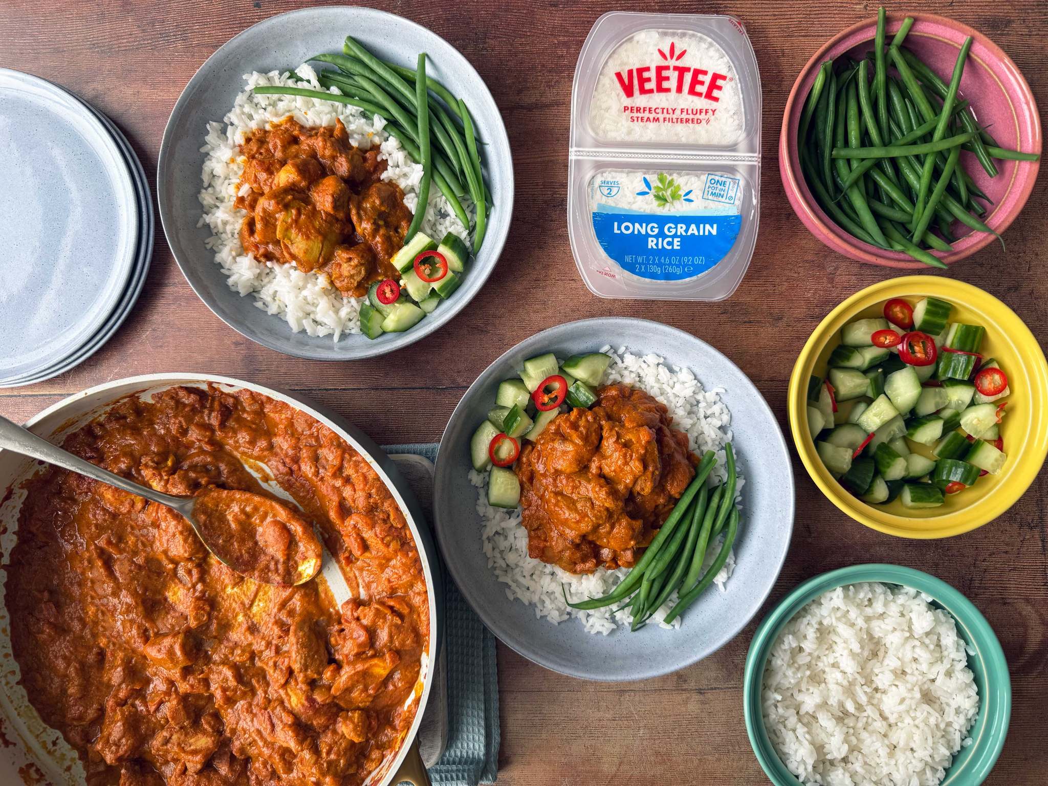 Easy Peanut Butter Chicken & Long Grain Rice | Veetee Recipes | Veetee ...